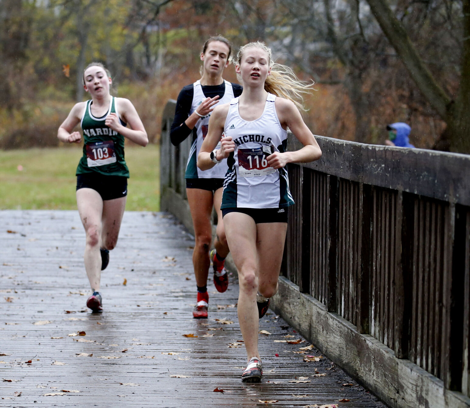 Girls All-Catholic cross country at Como Lake Park